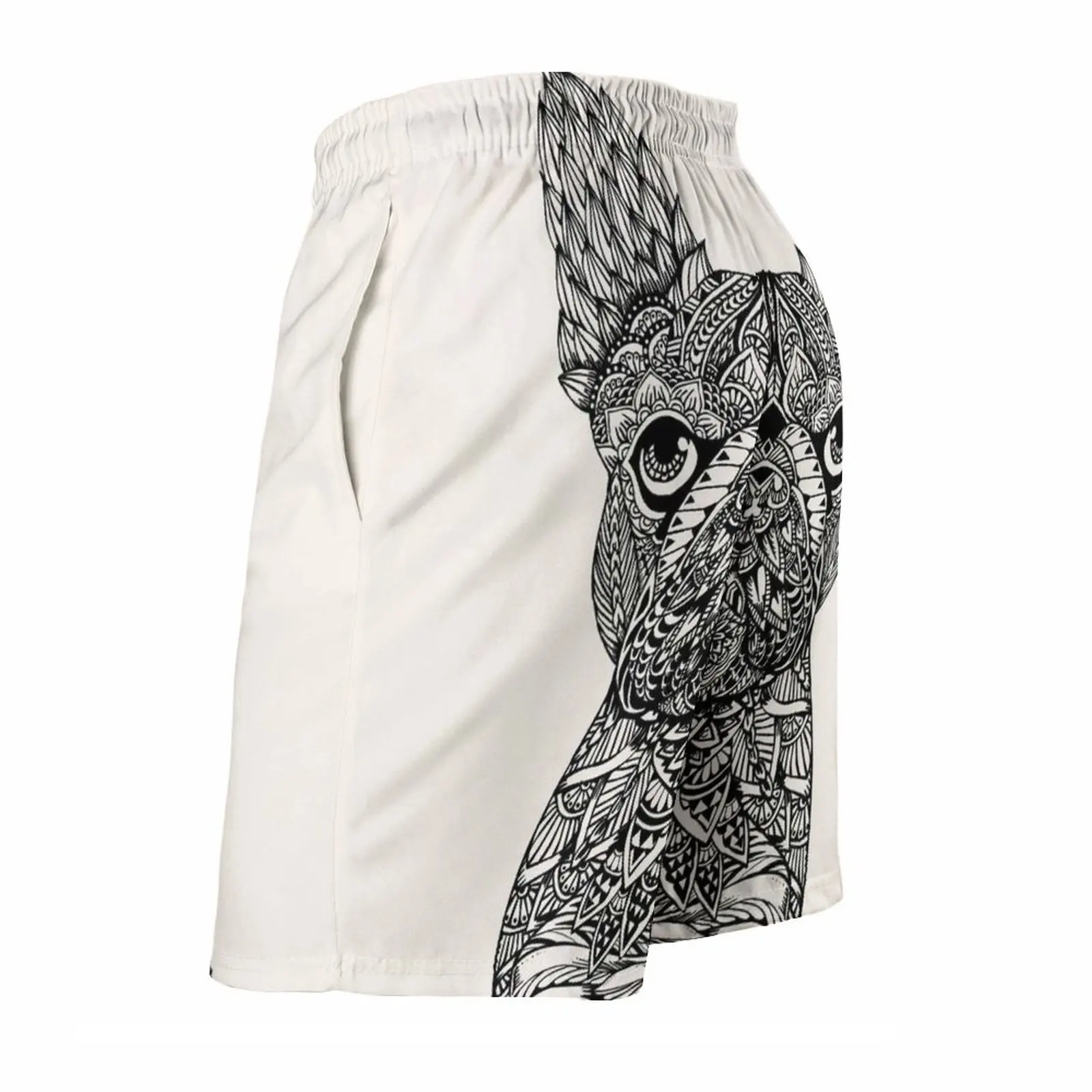 Mandala Frenchie Quick Dry Summer Mens Beach Board Shorts slip per uomo pantaloni da palestra pantaloncini Mandala Flower Frenchie Bulldog