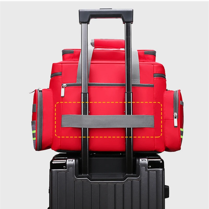 Bolsa médica táctica Oxford impermeable para emergencias multibolsillo - imagen 5