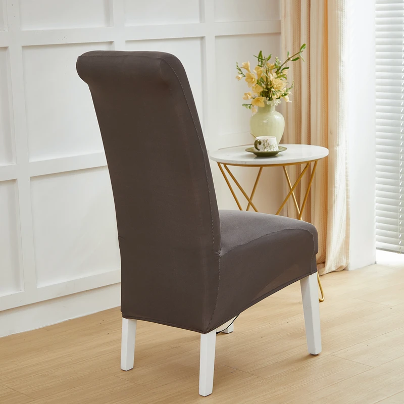 2026 الشتاء العالمي تنفس كرسي غطاء مقعد حديقة المنزل تمتد رقيقة لينة الدافئة أغطية حفل زفاف كراسي غرفة الطعام #5