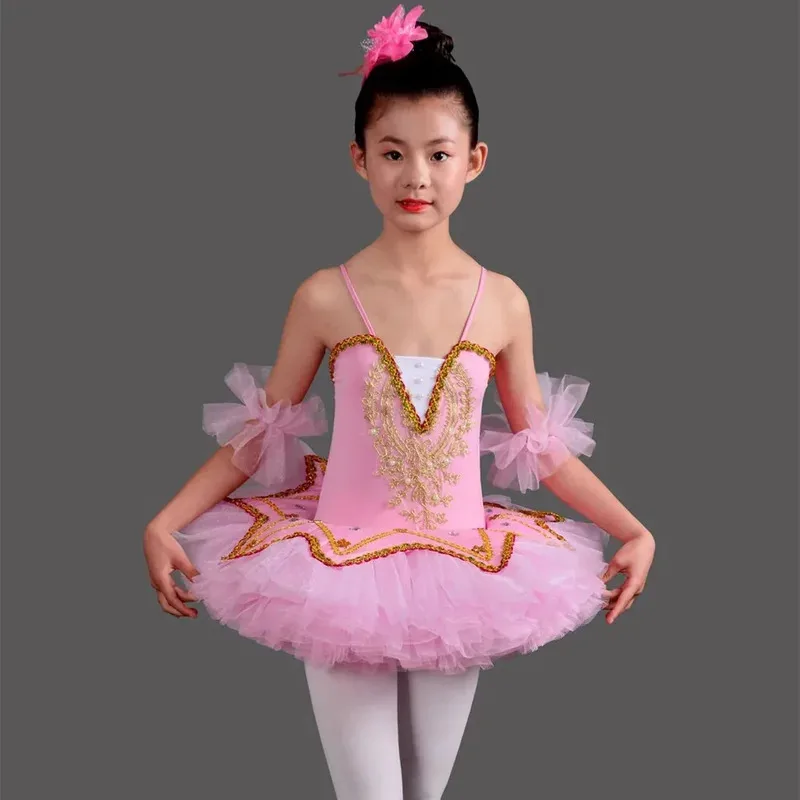 

Ballet Performance Tutu Dress Girl Princess Kids Outfit Summer Girls Dresses Children Clothing Vestidos Baby Stage Dance Costume