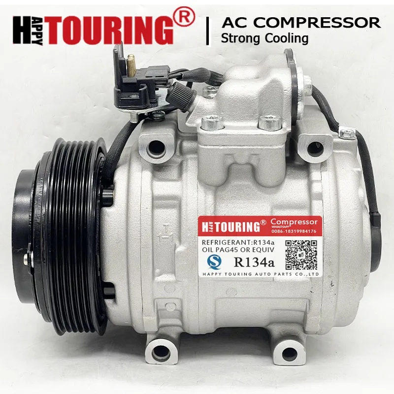 

AC Compressor for Mercedes 190D 190E 260E 300E 300SEL 300TE 300D 0002301111 0002340611 147200-1380 147200-1381 447100-2190