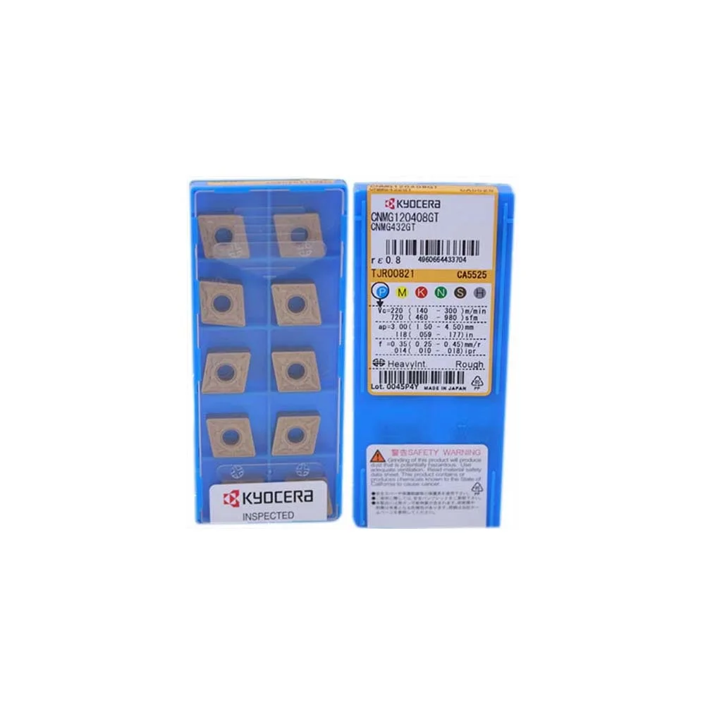 

Original CNMG 432GT 120408GT 433GT 120412GT 643GT 190612GT CA5525 80° Diamond Negative Insert with Hole