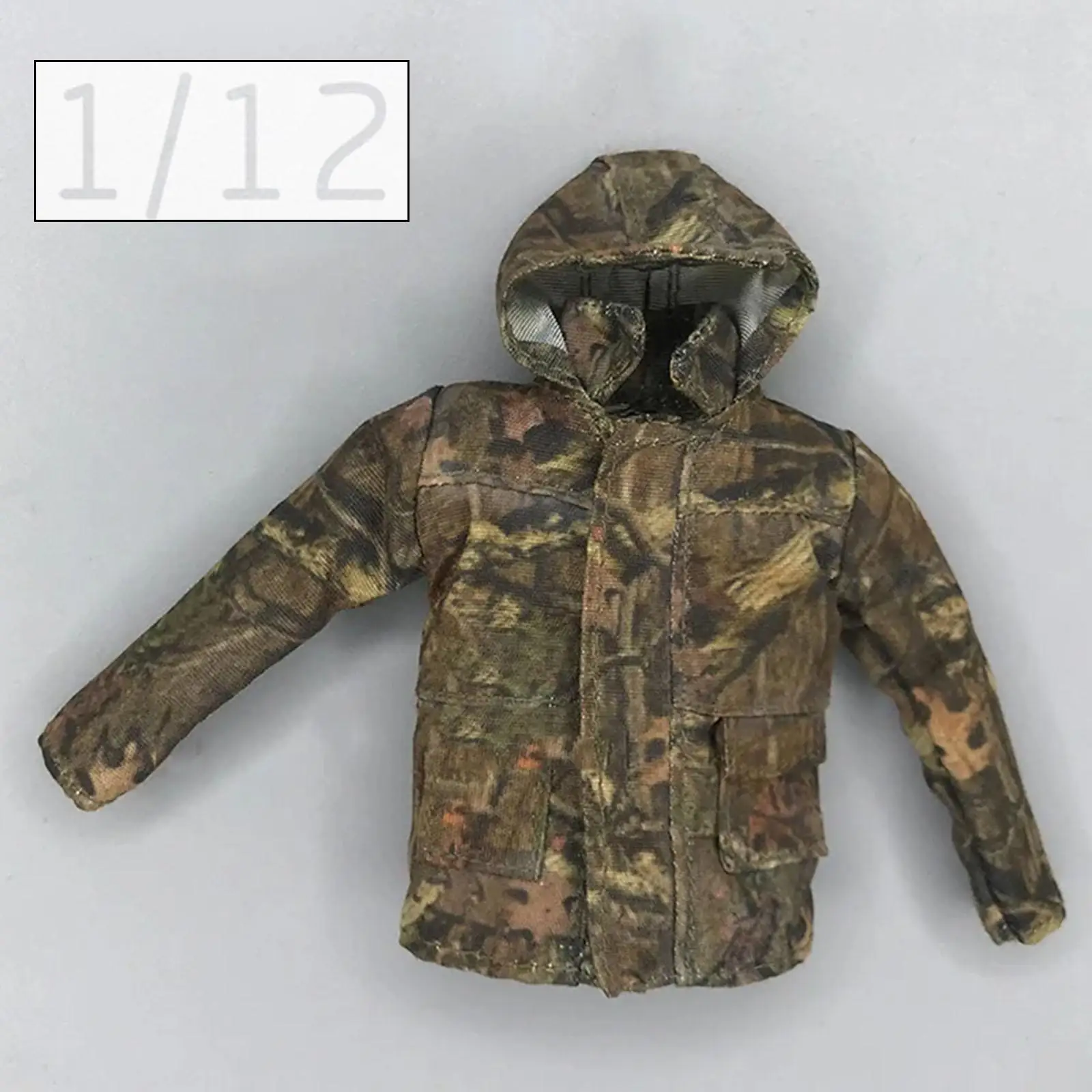 1:12 Male Figure Clothes, Miniature Jacket, Costume, Durable, Casual Handmade