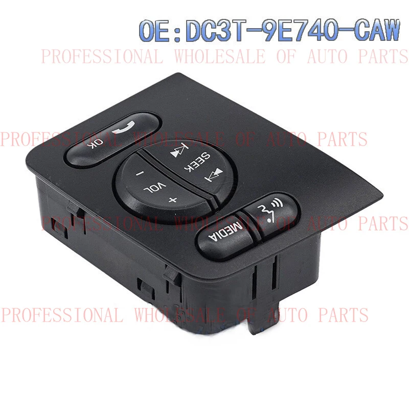 V+ For Ford F250 F350 11-14 DC3T-9E740-CAW Steering Wheel Switch Radio Buttons