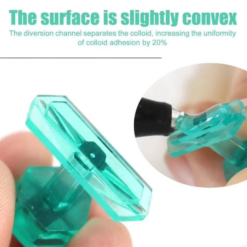 

D5BE Automotive Body Dent Puller Tool Transparent Tabs Multiple Depth Adjustment Tool