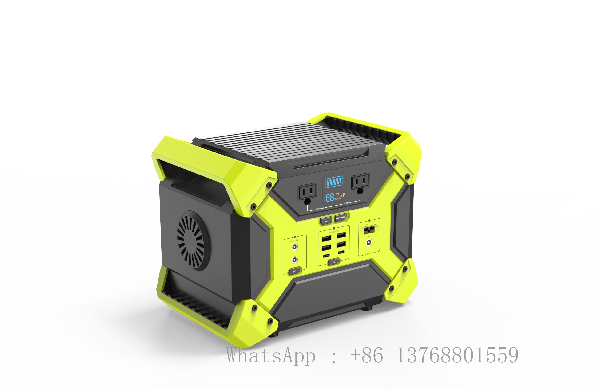 New 140000mAh Solar Energy Systems Super Fast Charging 500W Generator Portable Power Station PD100W Camping