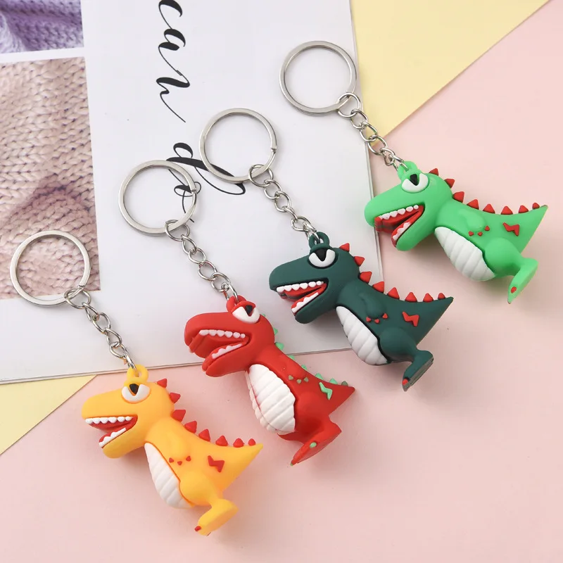 New Cute Cartoon Dinosaur Key Chain Accessories High Quality Animal Pendant Keychain Jewelry Gifts