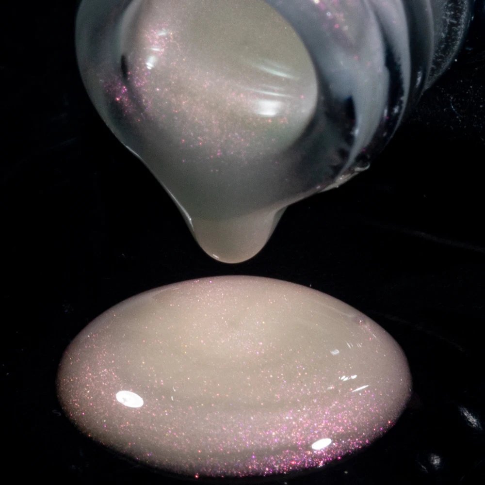 KODIES GEL New Chrome Pink Top Coat Gel UV smalto per unghie Shell Pearl Gel Finish Sealer No Wipe smalto per Manicure Nail Art Studio