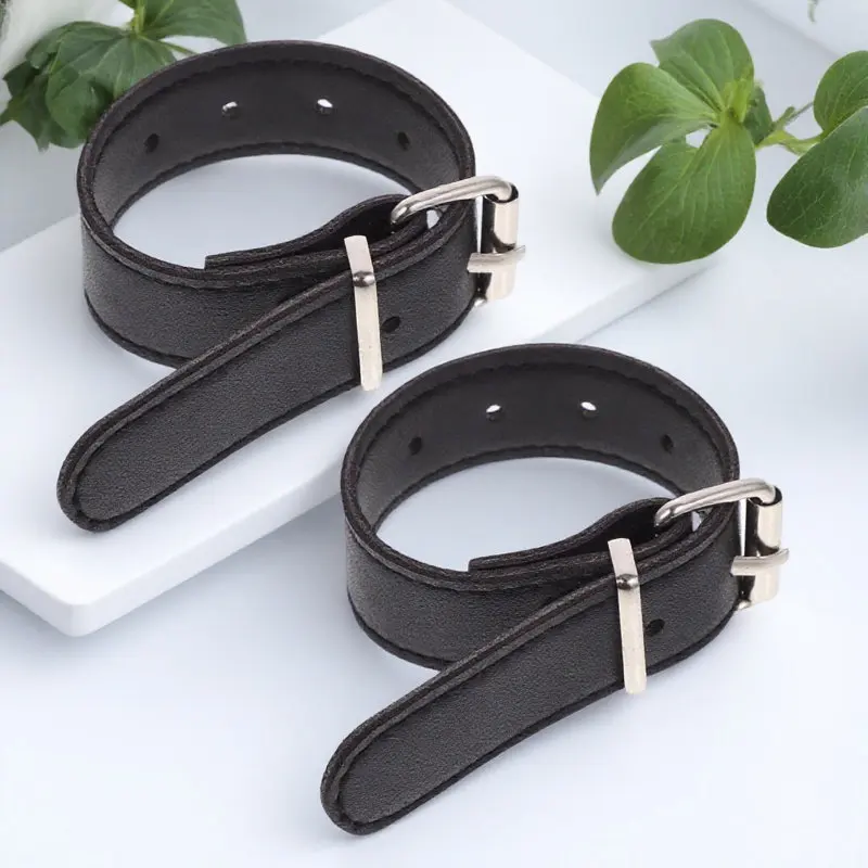 

1Pair Adjustable PU Bike Basket Straps Front Handlebar Mounting Belts for Electric Bicycle Cycling Basket Fastening Sturdy