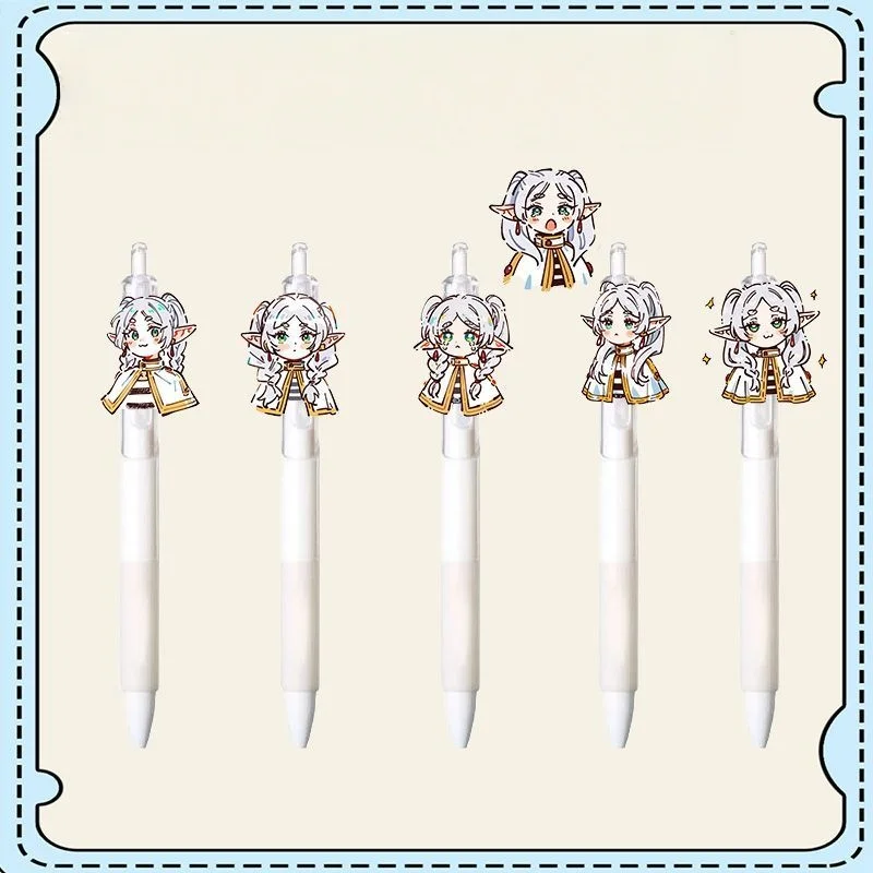 

Black Pen Learning Stationery Daily Writing Pen Q Version Anime Character Frieren: Beyond Journey's End Frieren Exquisite Gift