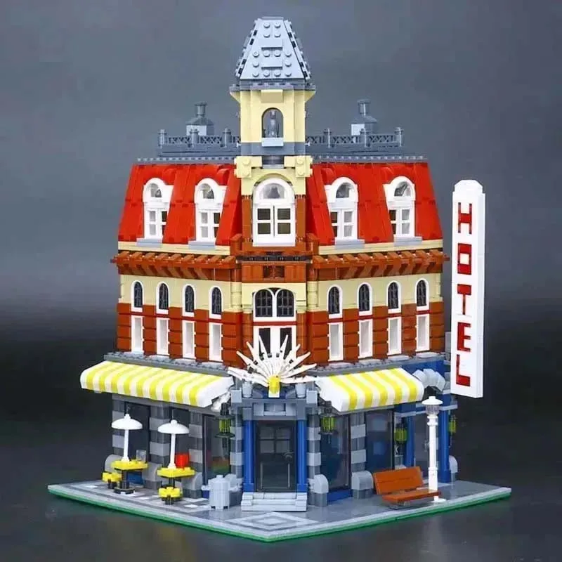 2056 PCS Cafe Corner Building Blocks Bricks Toy Birthday Gift Compatible15002 10182