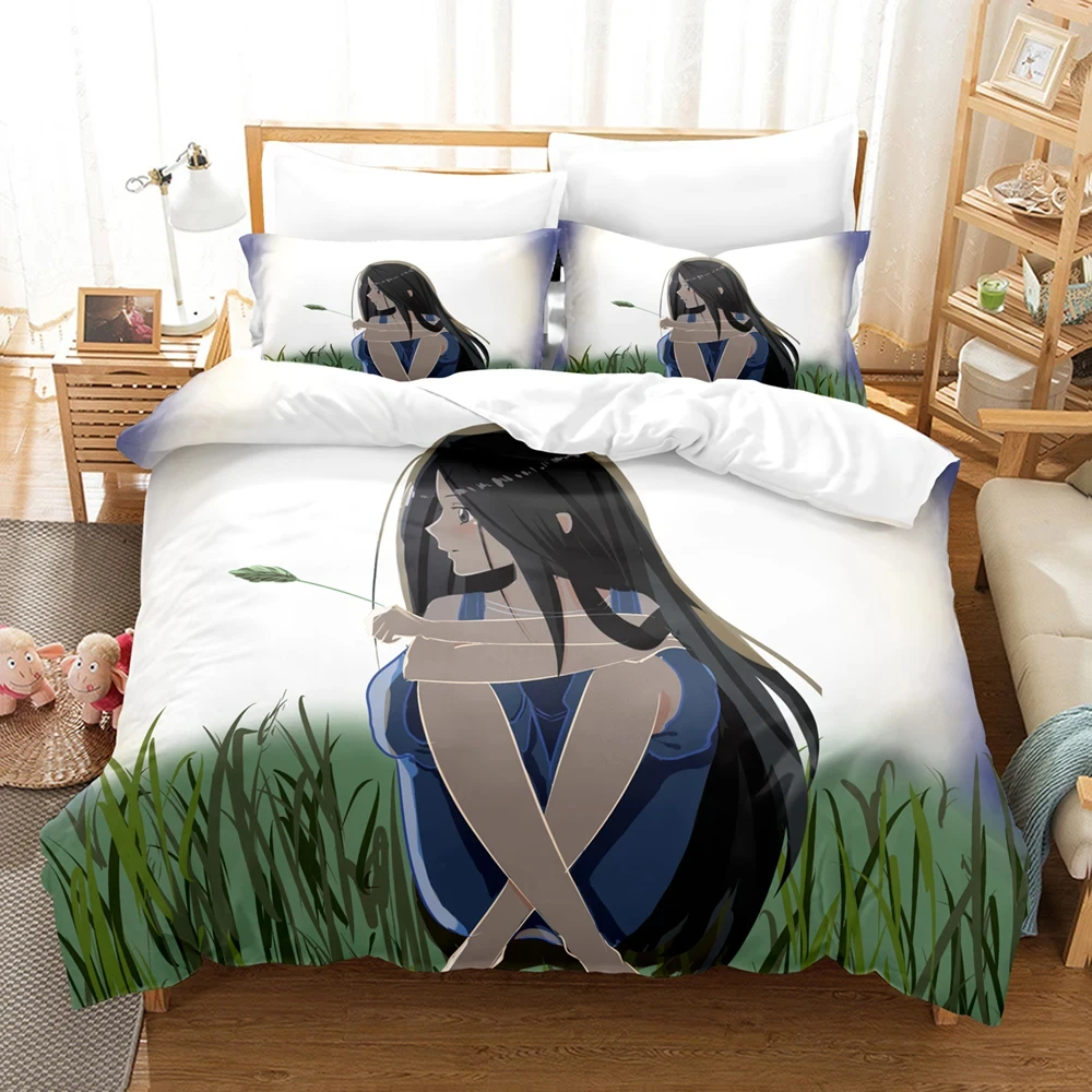 Anime The Outcast Under One Person Bedding Set,Duvet Cover Bed Set Quilt Cover Pillowcase,King Queen Twin Size Boys Girls Adults