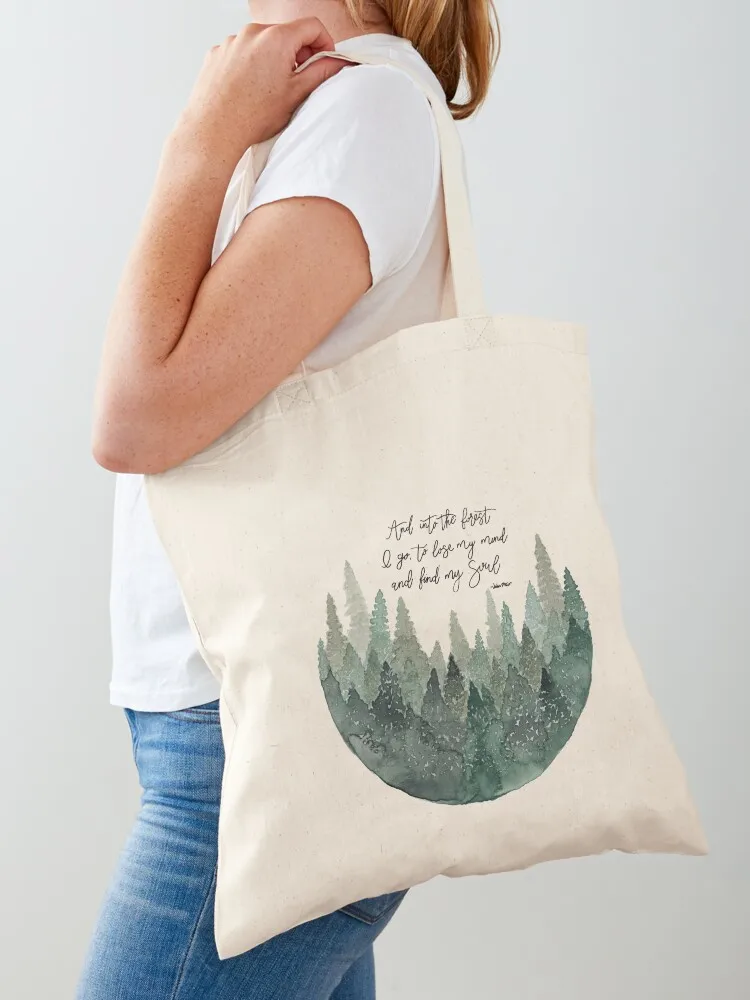 

Into the Forest Tote Bag Shopper handbag supermarket folding bag Eco bag Customizable tote