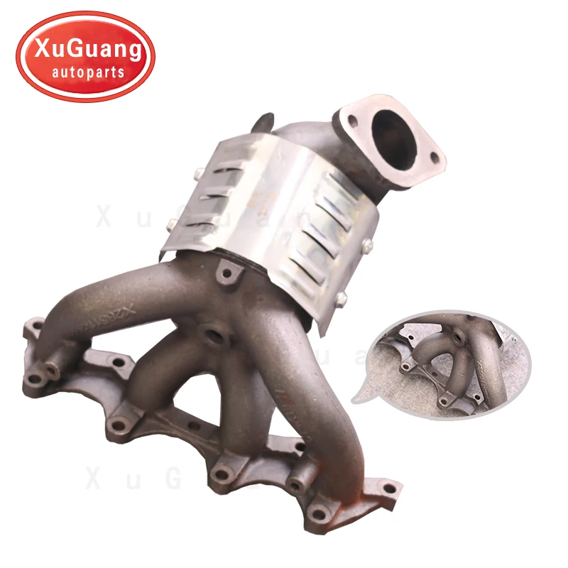 XG-AUTOPARTS Automotive Catalytic Converter For Hyundai New Elantra 2010 Year With Cast Iron Manifold