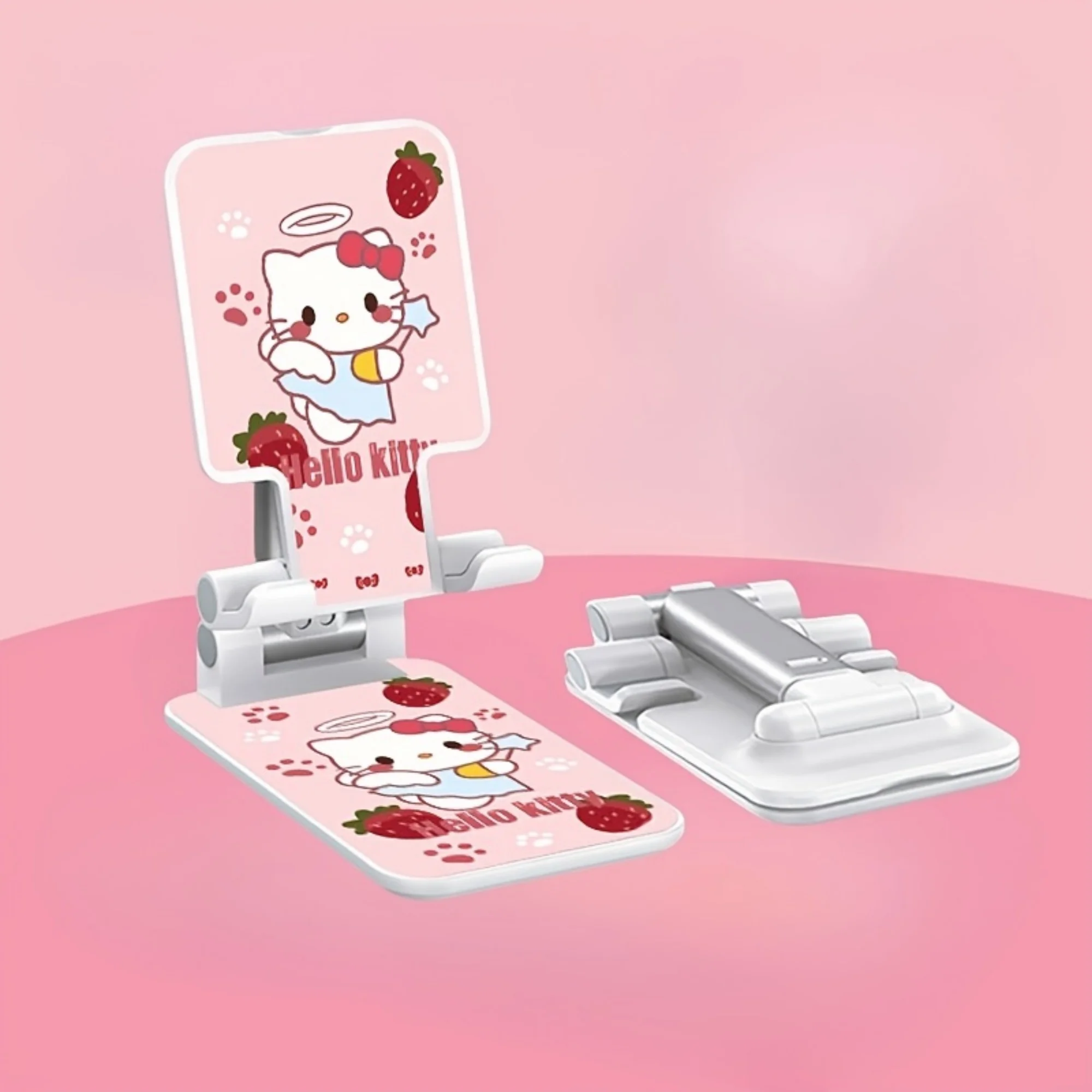 

Sanrio kawaii милый Hello Kitty настольный держатель для мобильного телефона подставка kawaii IPhone IPad регулируемый настольный держатель для планшета