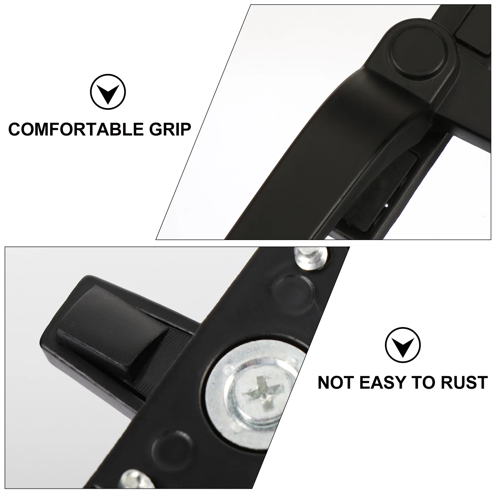 

4Pcs Alloy Window Handle Modern Style Durable Replacement Set Suitable for Home Office Bathroom Window Supplies