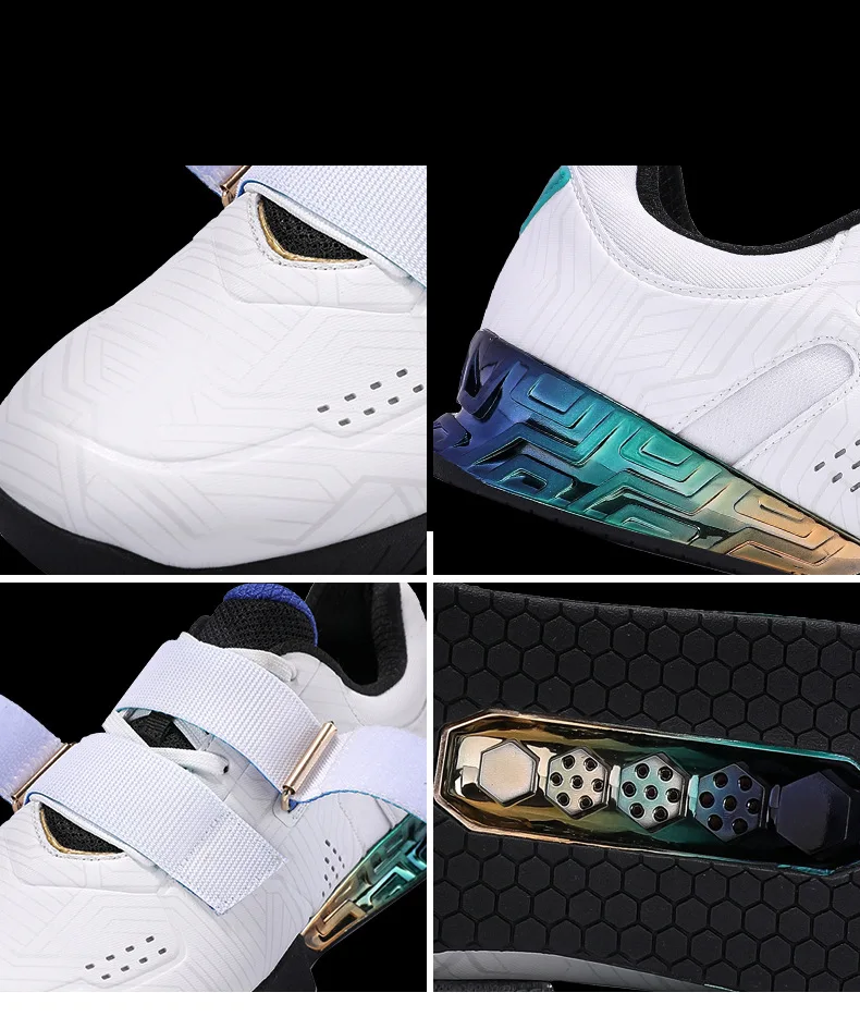 Wide Calf Weightlifting Shoes Men & Women - Anti-Slip, Stable Support, For Gym Squats/Deadlifts/Strength Training/Powerlifting image 6