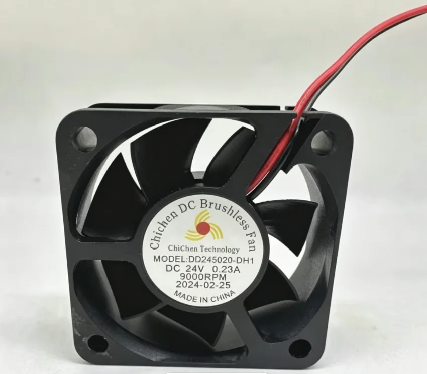 H 1 PCS for CHICHEN Fan DD245020-DH1 DC 24V 0.23A 5020 50*20MM 2 WIRE Cooling Fan