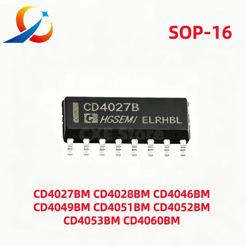 10PCS SOP-16 CD4020BM CD4022BM CD4027BM CD4028BM CD4040BM  CD4046BM CD4049BM CD4050BM  CD4052BM  Binary Counter Divider NEW