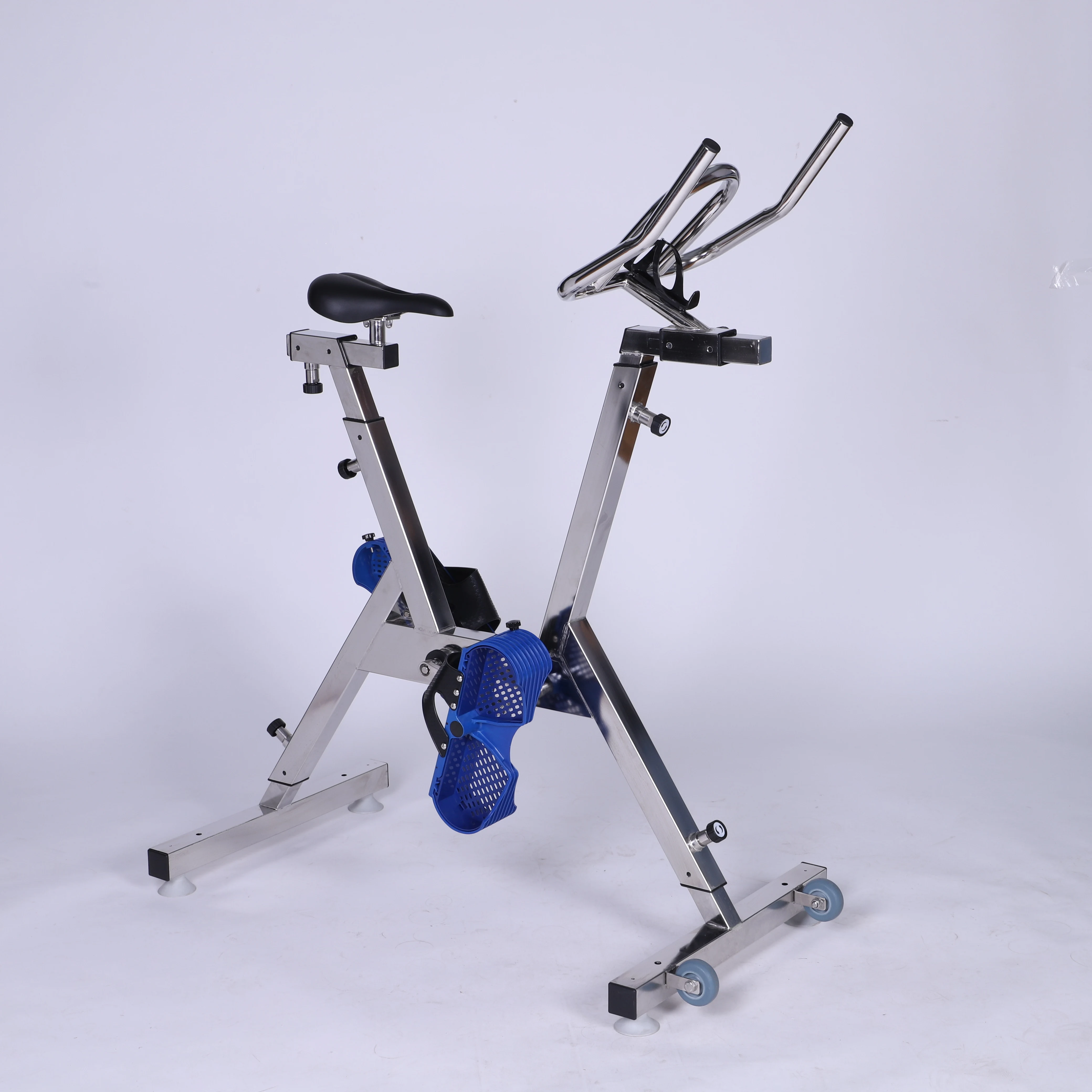 High-Quality 304 Water Fitness Bicycle In Pool Aquatic Bike Aqua Bicycle Stainless Steel 304 Or 316