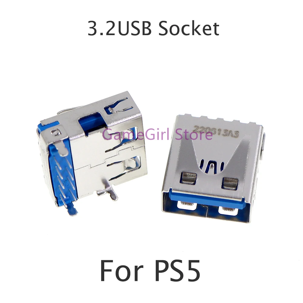 

10pcs USB Video Connector 3.2USB TV Socket 3.2 Charging Port with Code For PlayStation 5 PS5 Console