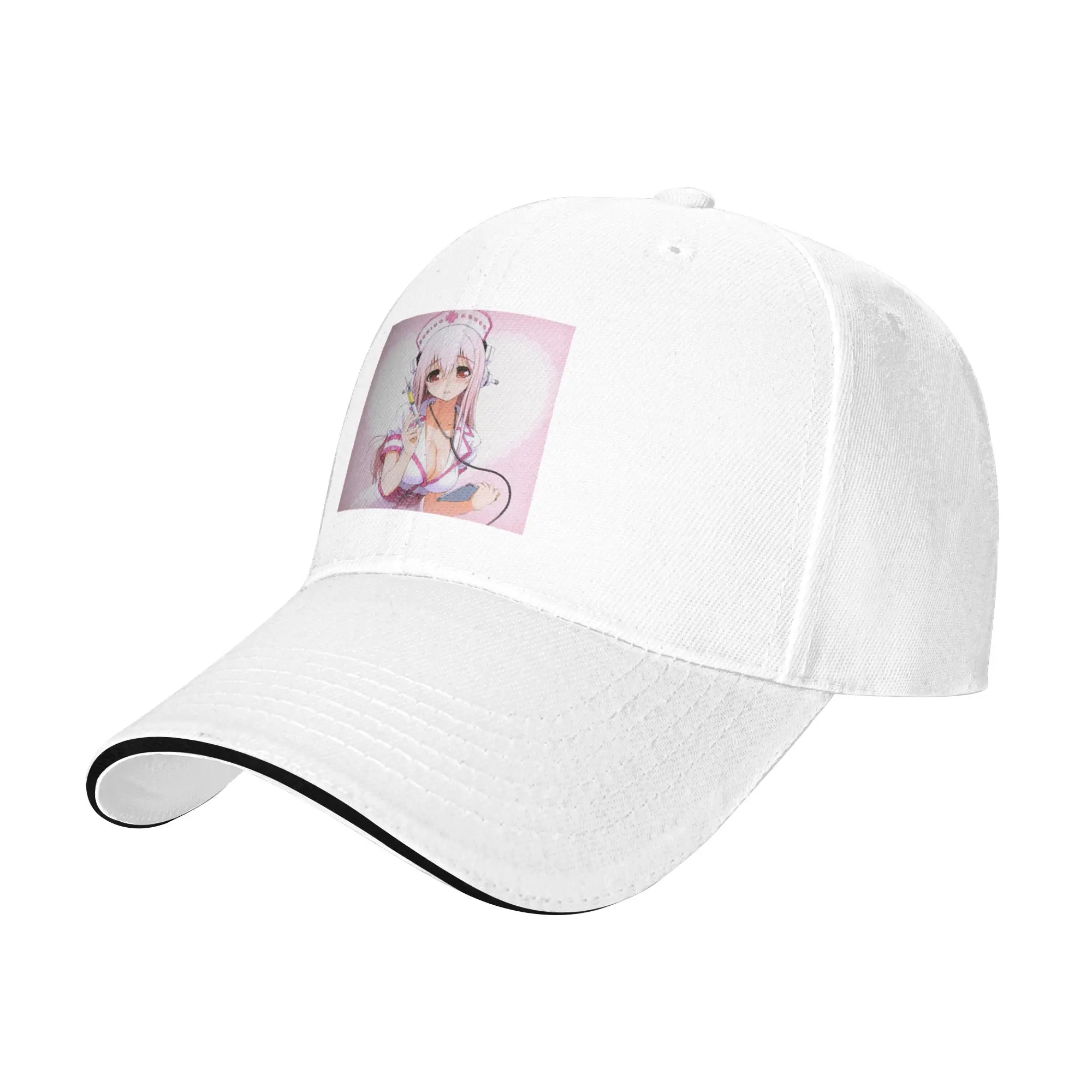 Cartoon Super Sonico Game Cute Girl Cap Casual Baseball Caps Adjustable Hat Hip Hop Summer Unisex Baseball Hats Customizable