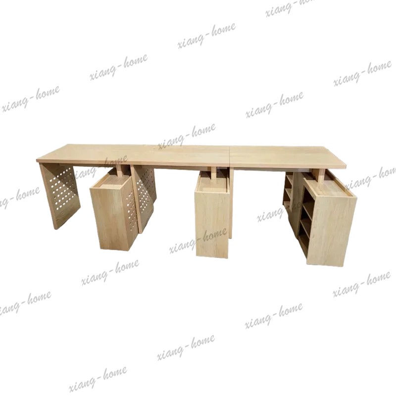 Factory Direct Japanese Design Nail Table Storage Minimalist Aesthetic Elegant High Quality Nail Table Simple Rustic Mesa Manicu