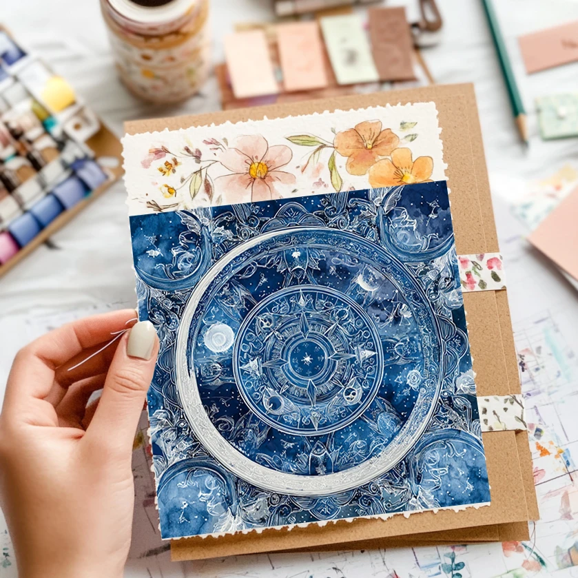 6"x6" scrapbookingpapier (36 vellen): abstracte marmeren prints voor scrapbooking, origami en doe-het-zelf decor – kunstvolle knutselbenodigdheden