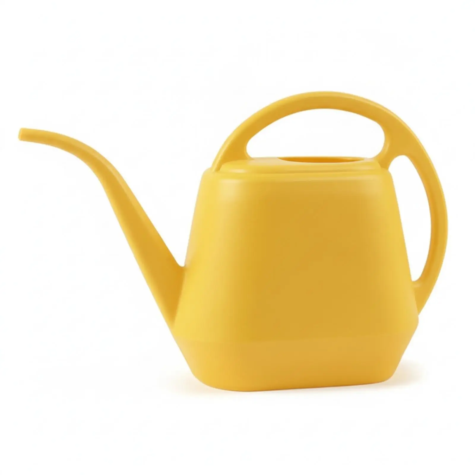 Plastic PE Garden Watering Can 4 Liter Long Curved Spout Accurate Root Pour Ergonomic Handle for Plants
