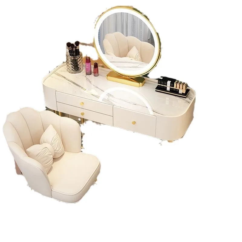 

Light luxury dresser, modern and simple, small apartment, integrated makeup storage cabinet