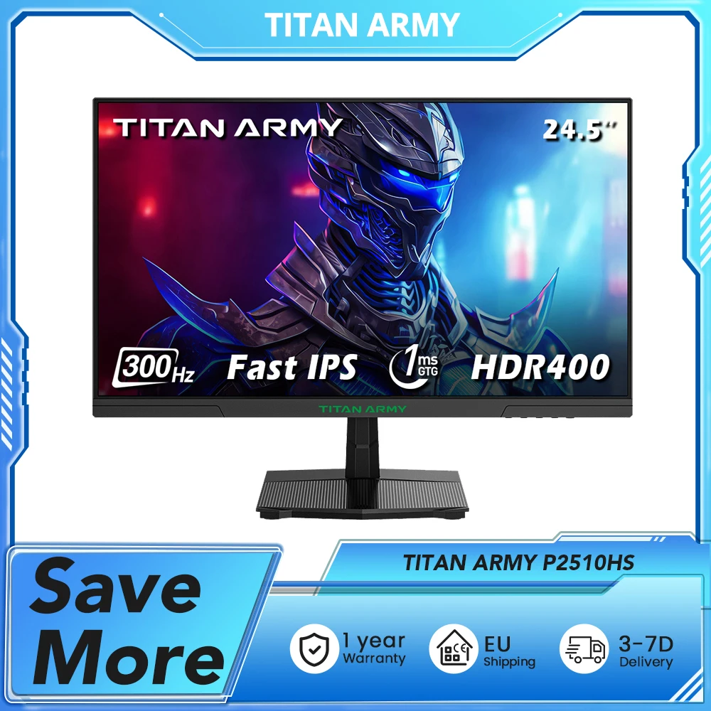 TITAN ARMY P2510HS plat 16:9 IPS FHD rapide 240HZ mise à jour vers 300Hz moniteurs de jeu avec couleurs vives résolution 1920x1080 1ms GTG TITAN ARMY P2510HS plat 16:9 IPS FHD rapide 240HZ mise à jour vers 300Hz moniteurs de jeu avec couleurs vives résolution 1920x1080 1ms GTG