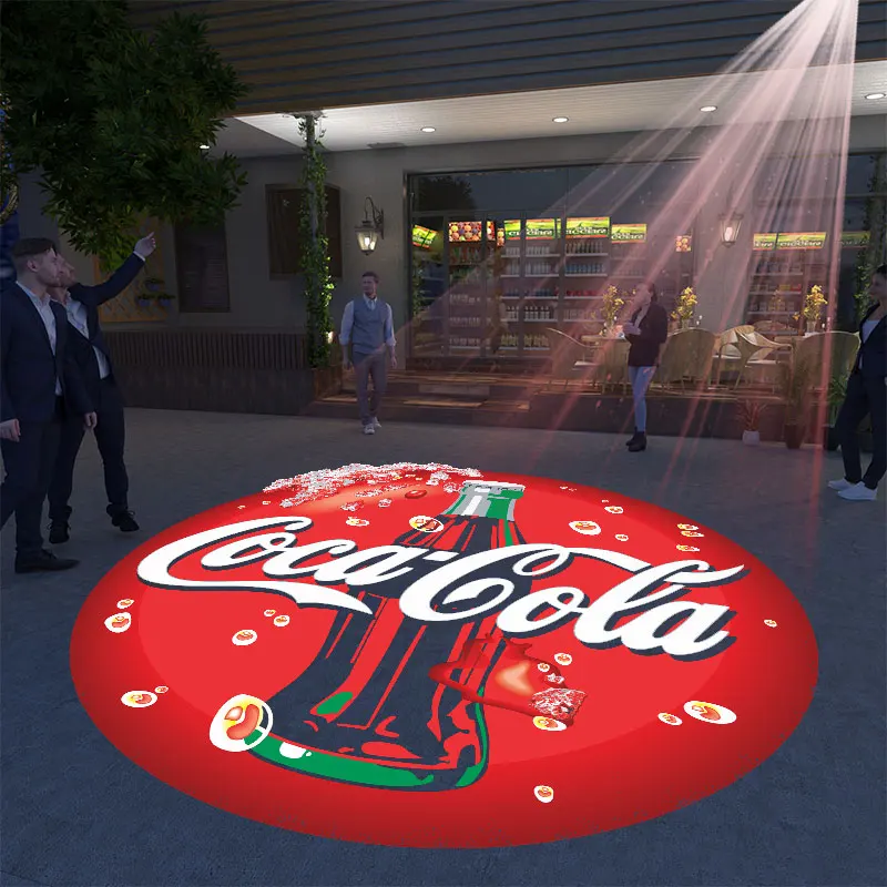 STLF Free Custom Logo Gobo Projector Advertising Lights 60W/100W/150W LED Sign Wall Projection Lamp Outdoor Waterproof IP67 HD&B