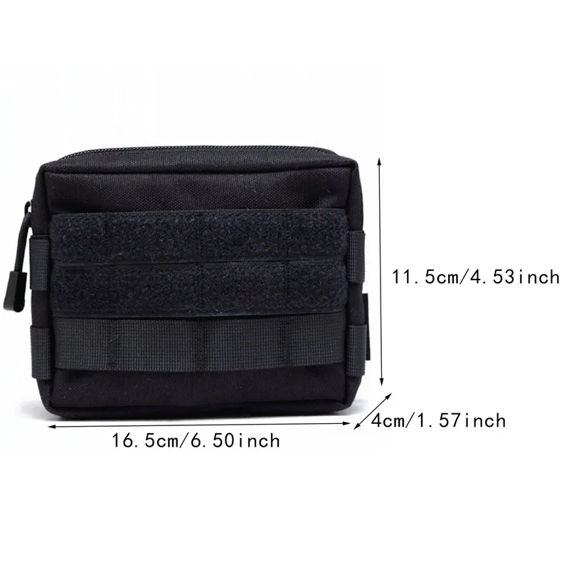 Molle Tactical Waist Pouch Fanny Pack Hunting Bags Men\'s Outdoor Sports Hiking Camping Running Belts Phone Holder Case