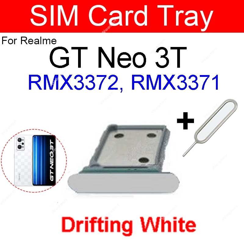 SIM Card Tray For Realme GT 2 Pro Neo 3 3T SIM Card  Card Socket Reader Holder Slot Replacement Parts