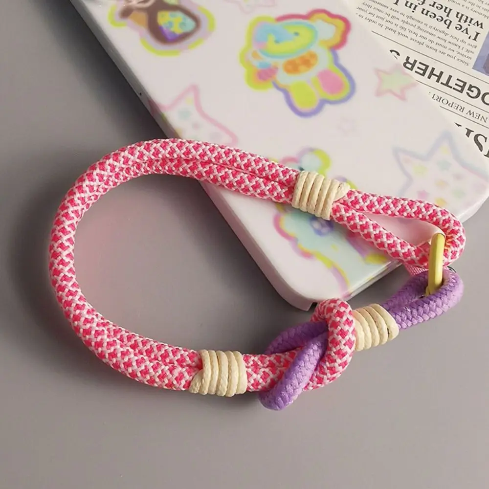 Universal Nylon Mobile Phone Lanyard Keychain Phone Accessories Anti-lost Rope Simple Phone Case Strap