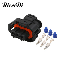 1-20Sets 3 Pin 3.5MM Auto Sensor Connector Diesel Injection Pump Use Female Socket Plug For Boschs 1928403966