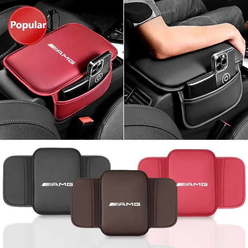 

# Автомобильный коврик для подлокотника, защитная подушка для Mercedes Benz AMG class GLE GLK W203 W212 W205 W206 W220 W211