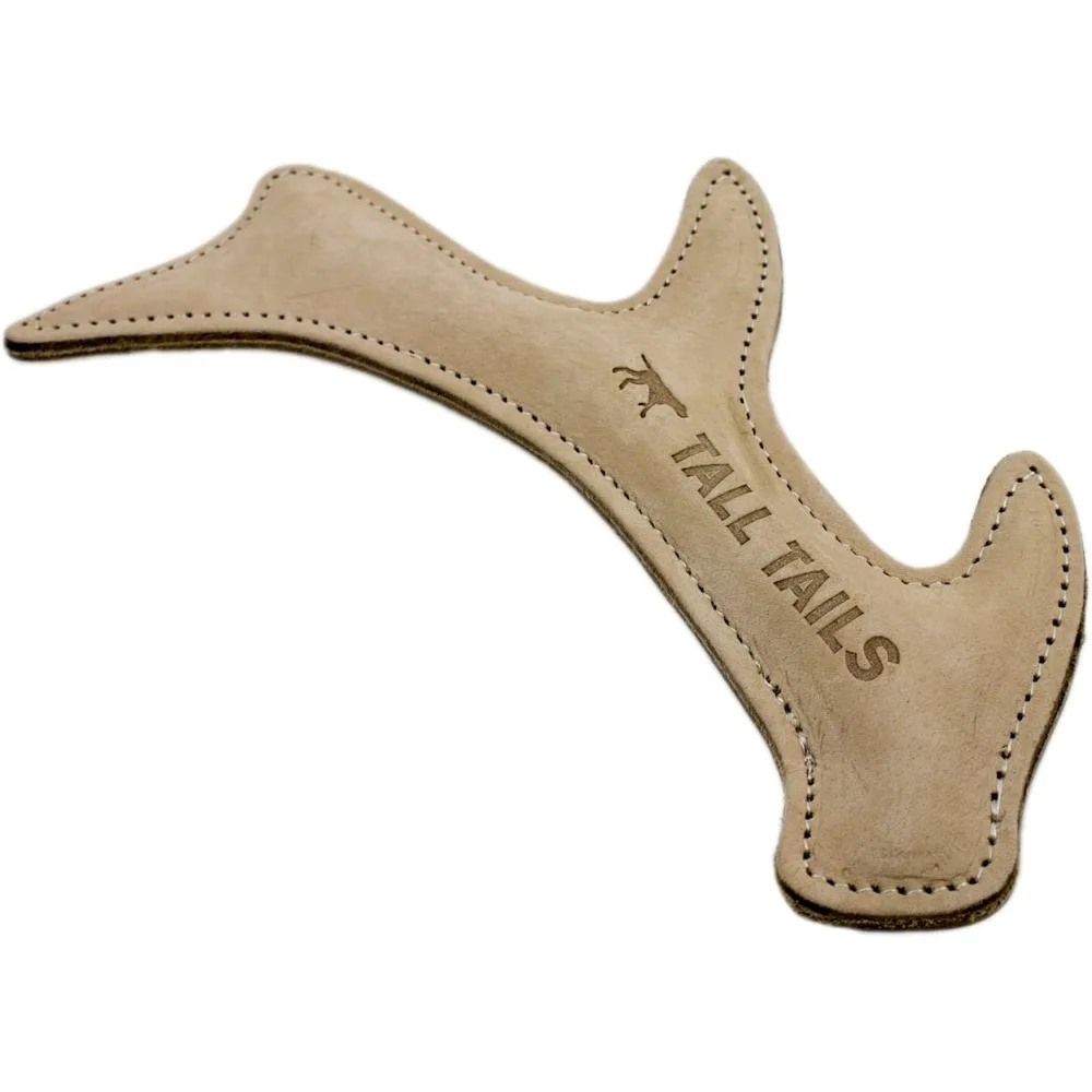 

Tall Tails Dog Natural Leather Antler Fetch Toy for Dogs