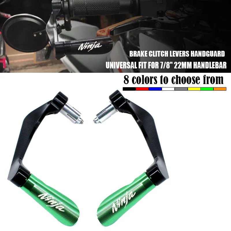 For NINJA 400 500 650 300 250 1000 Motorcycle Accessories Handle bar Grips End Brake Clutch Levers Protection Guard