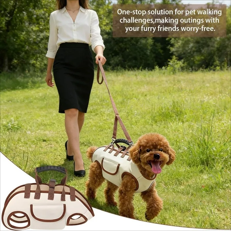 For Dog Out Horizontal Backpack Portable Pet Traction Shoulder Bag Portable Breathable Messenger Pet Bag