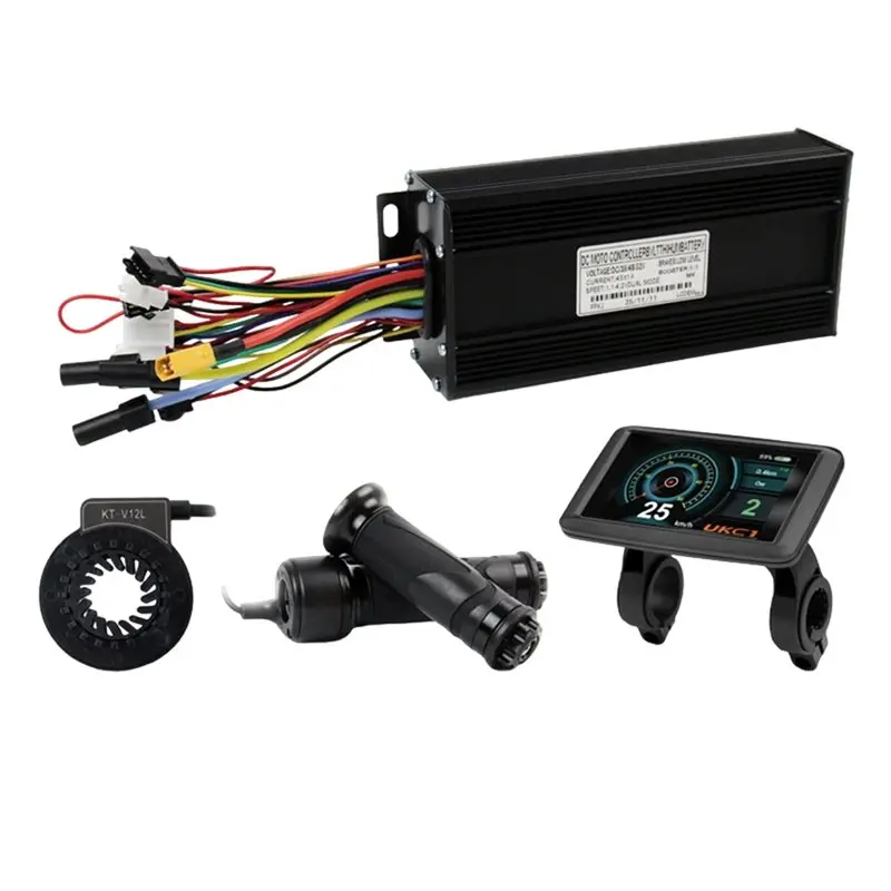 

ABLB-для бесщеточного двигателя 2000 Вт, аксессуары, 3-режимный контроллер электрического велосипеда 45A 36V48V52V XT150 с дисплеем UKC1