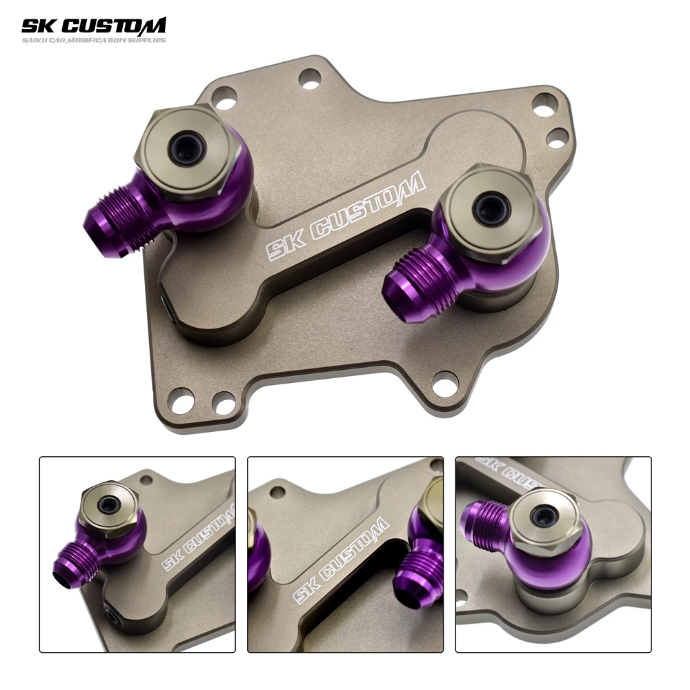SK CUSTOM Oil Cooler Kit For VW Audi Skoda 1.6 2.0TDI  Q2 Q3 A1 A3 TT Beetle CC B7 Golf MK6 MK7 Passat B8 Tiguan Oil Radiator Ki