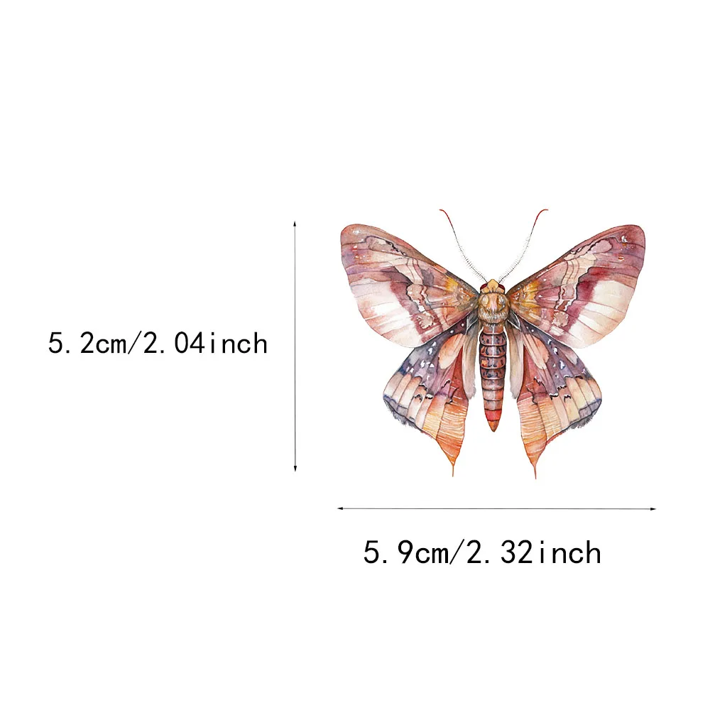 50PCS Exquisite Insekt Aquarell Graffiti Aufkleber Handbücher DIY Gepäck Notebooks Motorräder PET Wasserdichte Aufkleber