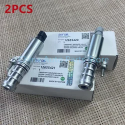 1 Pair VVT Solenoid Control Valve For Buick Chevrolet Captiva Equinox Pontiac Saturn GMC Opel Andra Vauxhall 12655420 12655421