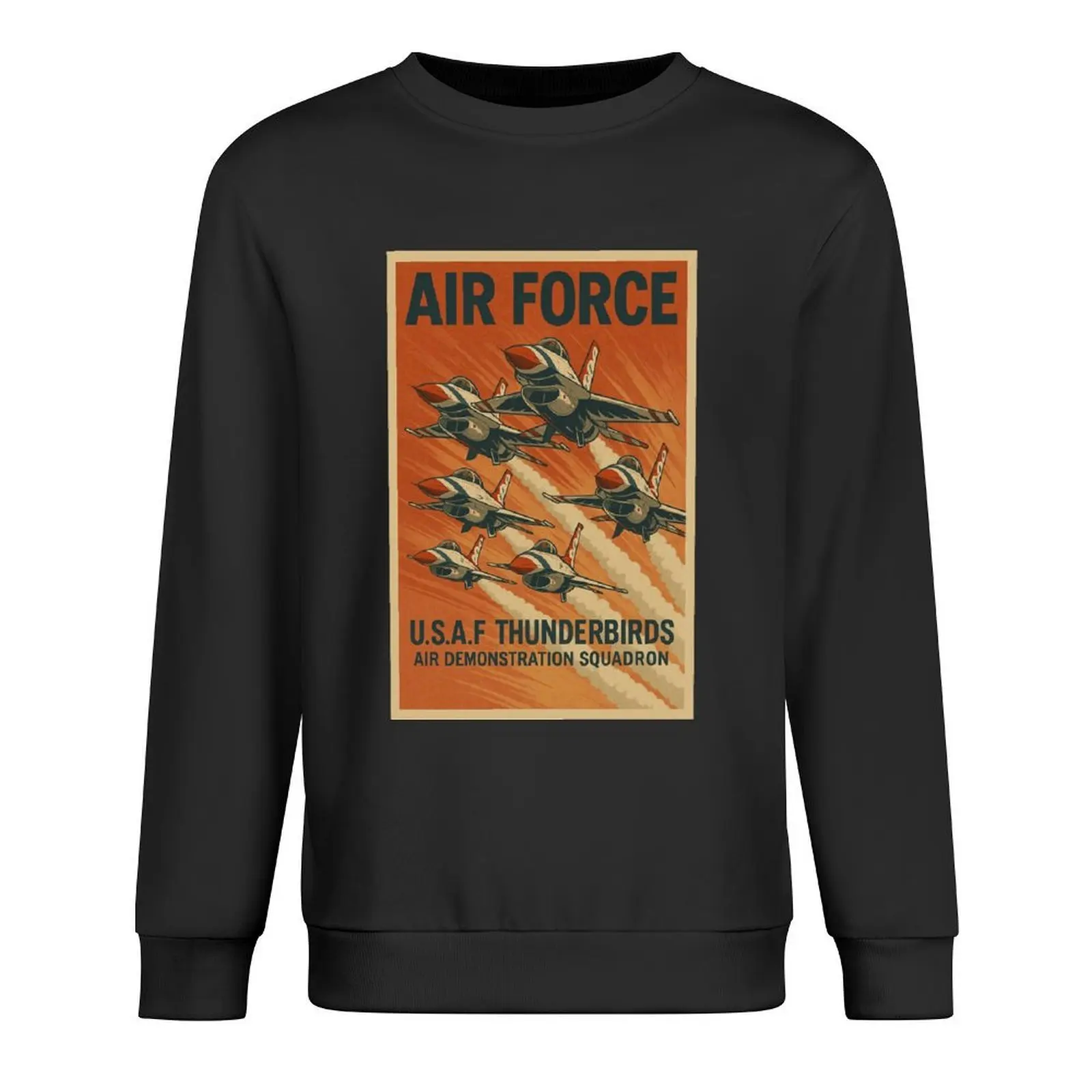 

USAF Thunderbirds Vintage Poster Pullover tracksuit mens clothes blouse autumn clothes new hoodies and sweatshirts