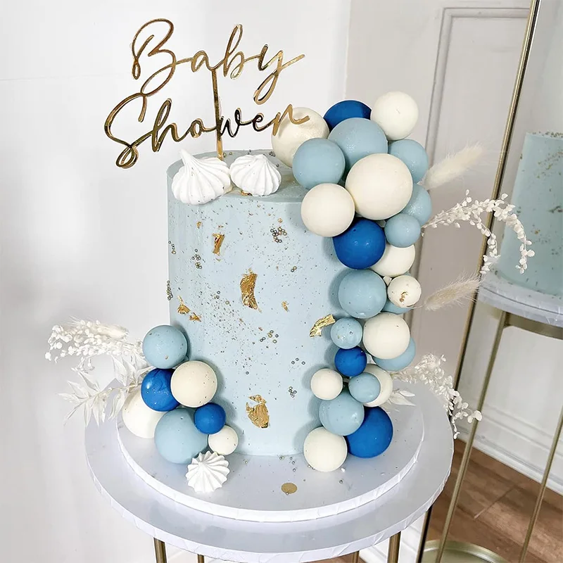 20 Stück bunte Kugeln Kuchen Topper Mini Luftballons Cupcake Einsatz Sticks für Hochzeit Geburtstag Party Kuchen DIY Dekoration Babyparty – Detail 3