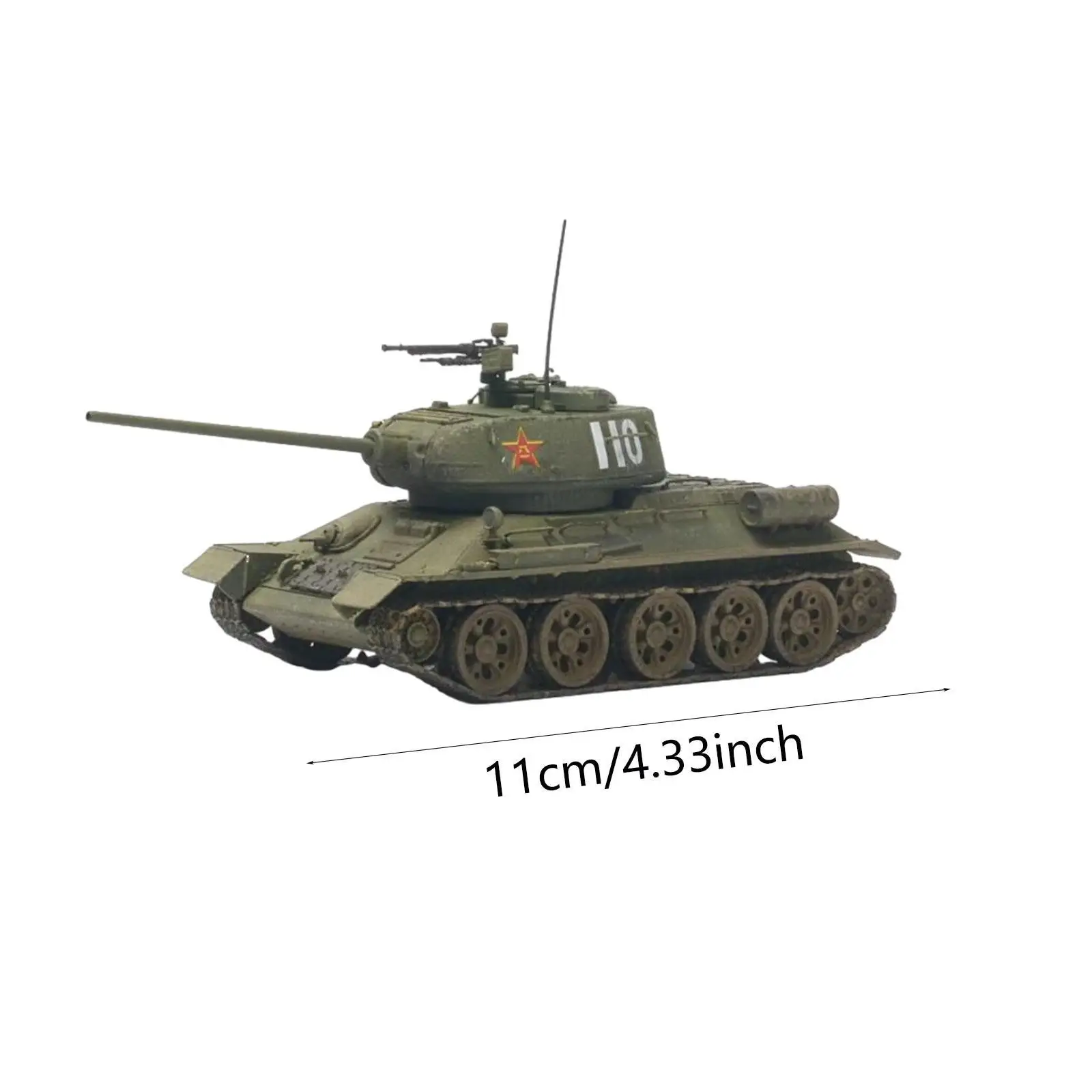 

1:72 Russian T34 Assembly Tank Model Collectibles for Girls Boys