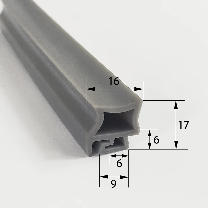 7019 Commercial Oven Door Seal Strip Uncut High Temperature Silicone Gasket Sold By The Meter Baking Equipment Repair Parts
