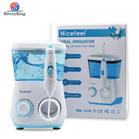 Nicefeel Dental Flosser 8 Tips 600ML Oral Irrigator Teeth Cleaner Water Pick Mouthwasher Electric Dental Flossing