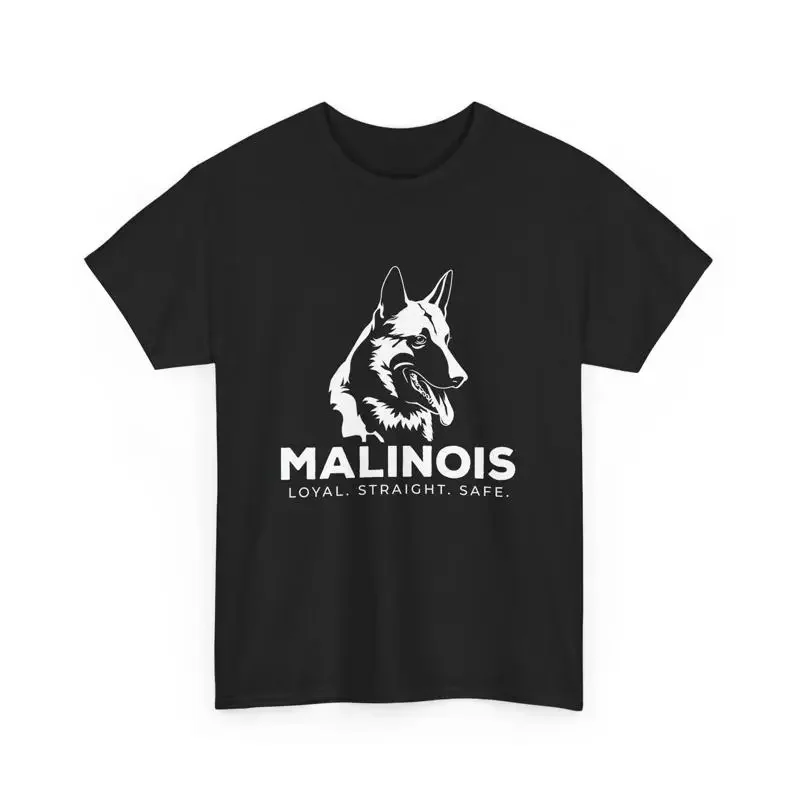 T-shirt pour chien Malinois, design belge fiable et sûr